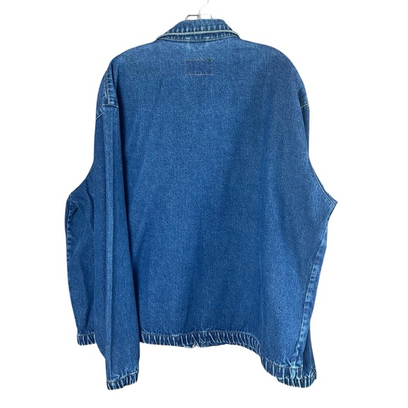 Vintage 90s Hunt Club full zip denim jacket mens size XL - Picture 2 of 6